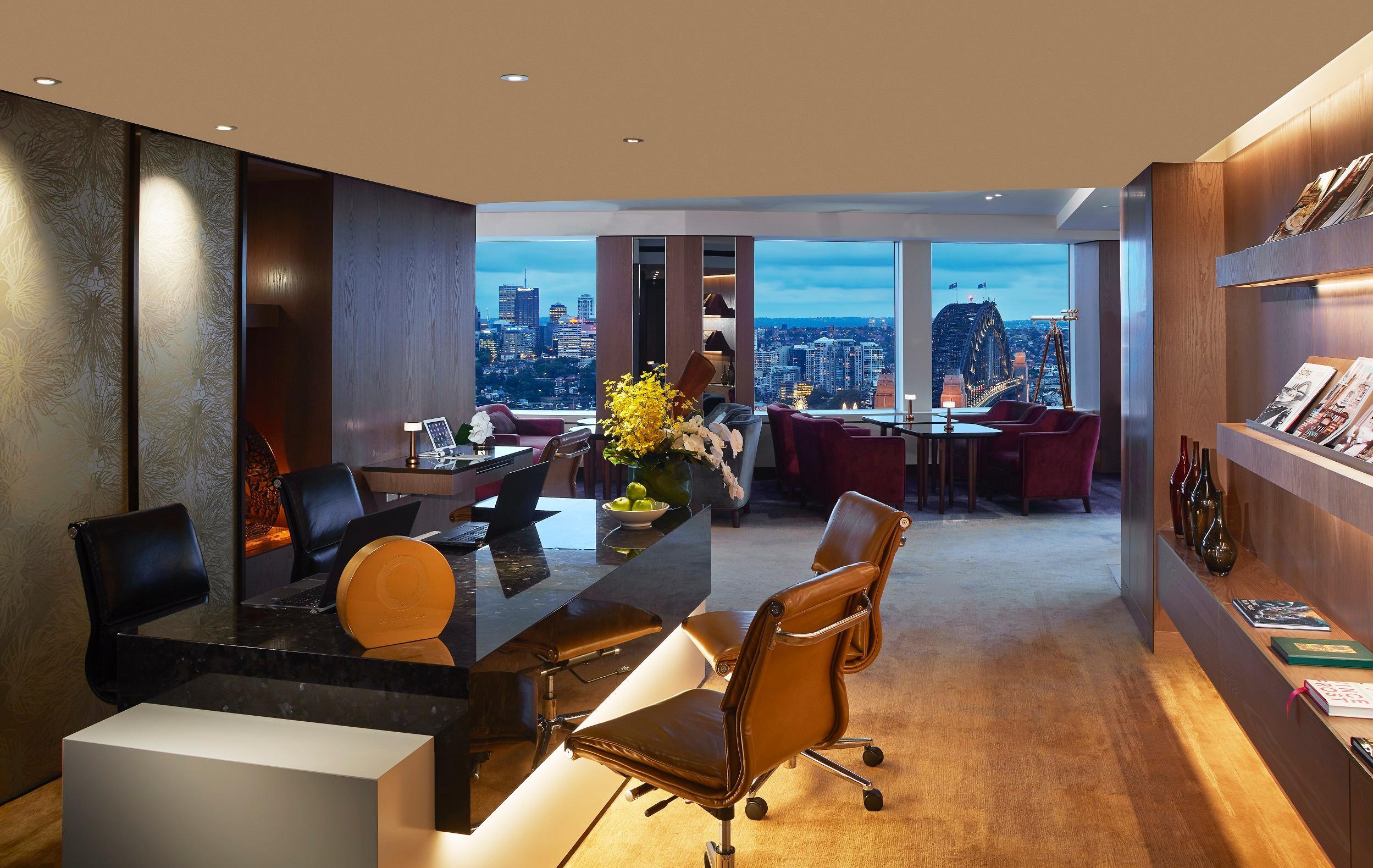 Shangri-La Sidney Dış mekan fotoğraf A view of the 45th floor of the Bank of America Center